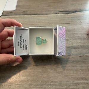 Gold Ring with Green Stone